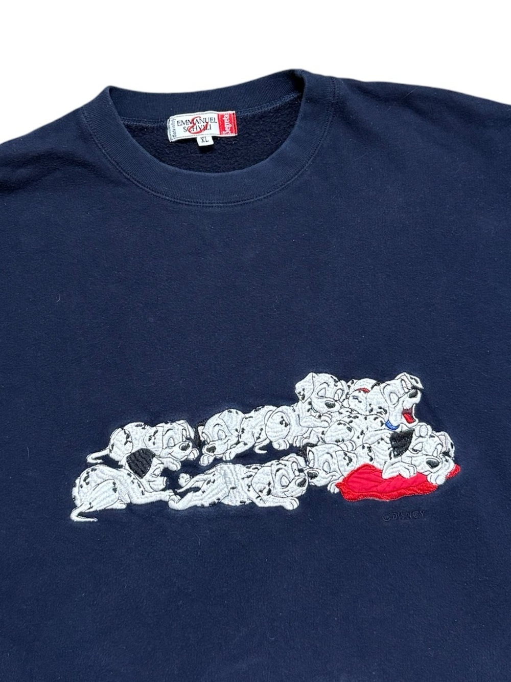 Vintage 101 Dalmatians Sweatshirt Crewneck Emmanuel Schvili Segreta Italy Xl